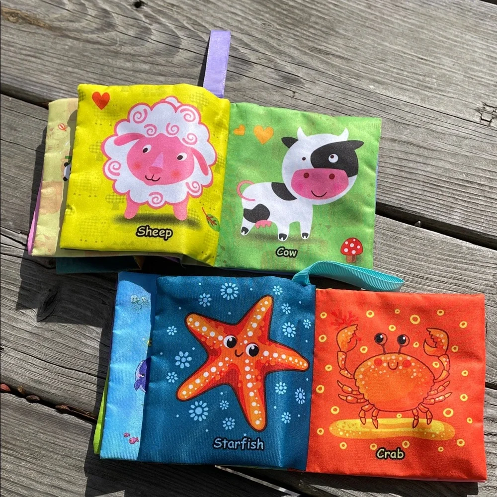 Colorful Animal Soft Baby Books